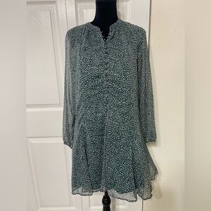 Joie Arctic animal spot Women's Green and white printed size S